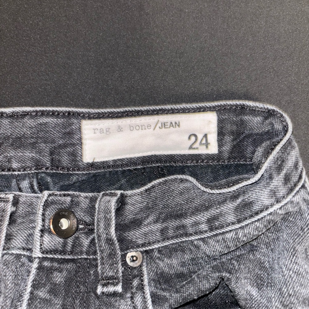 rag & bone High Rise Gray Jeans - Picture 4 of 4